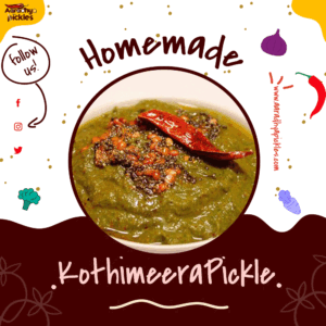 Aaradhya Pickles Kothimeera-Pickle